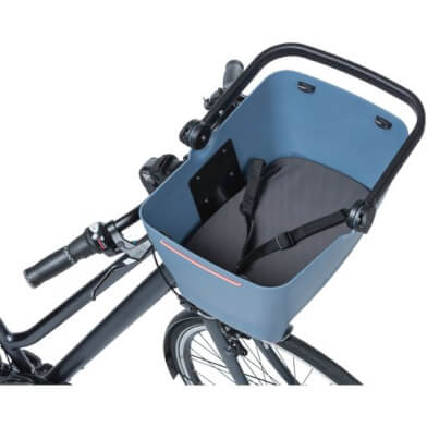 Basil Buddy KF - hondenfietsmand - voorop - faded denim