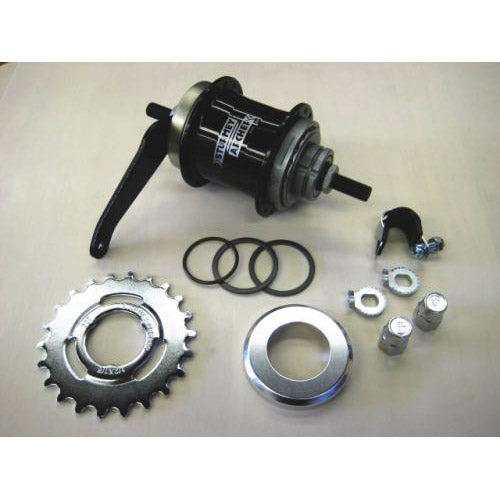 Sturmey archer versnellingsnaaf onderdelenset duomatic kick-shift two-speed hub sturmey sw with back pedal 32 hole