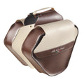 Selle monte grappa monte grappa dubbele tas 17,5l fashion skay donkerbruin cream