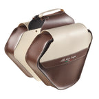 Selle monte grappa monte grappa dubbele tas 17,5l fashion skay donkerbruin cream