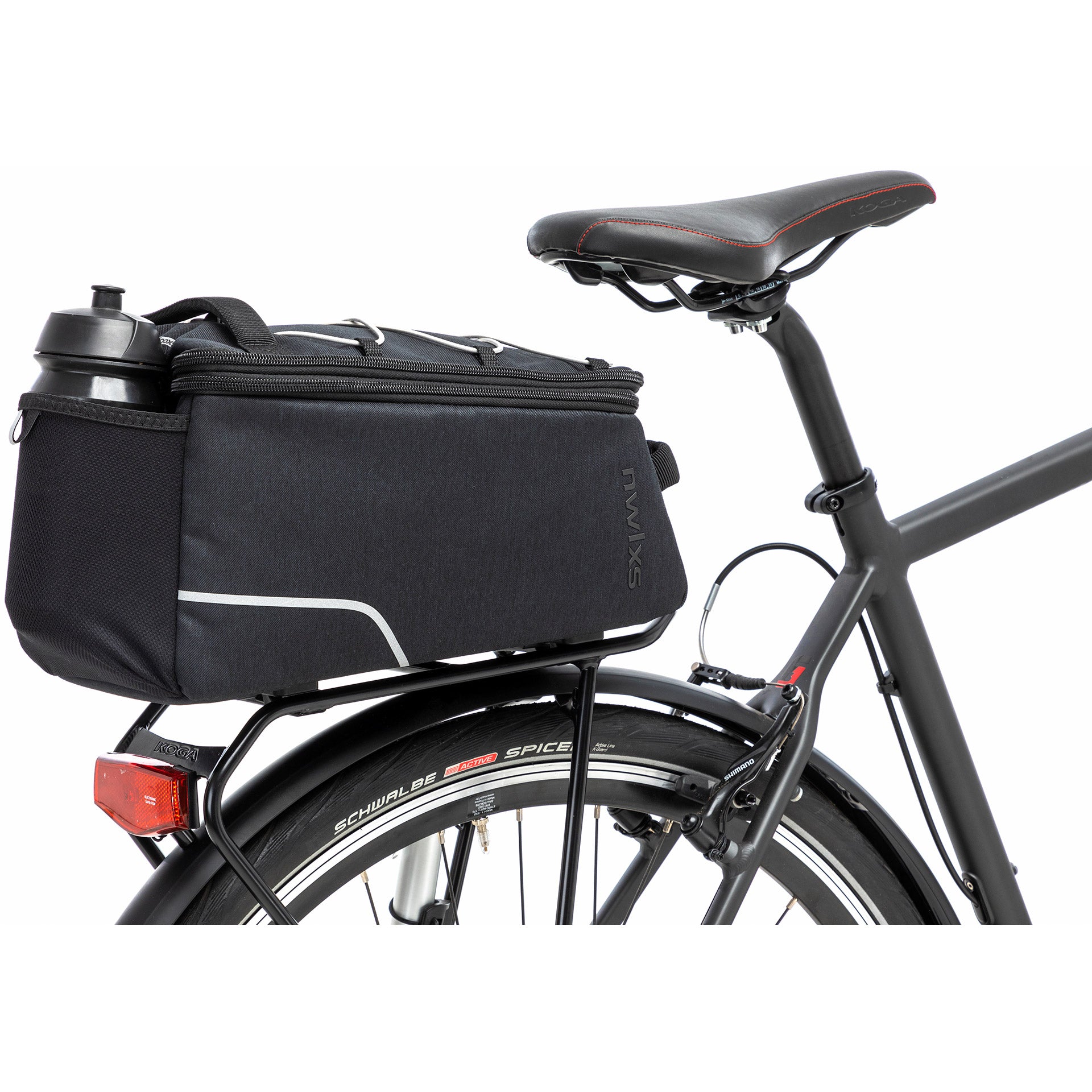 Newlooxs Tas new looxs sports trunkbag small racktime zwart | 13l