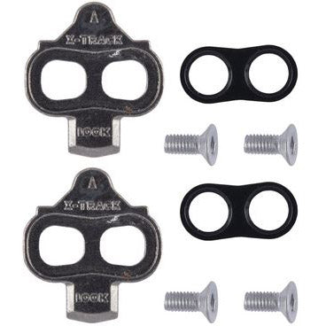 Look schoenplaatjes x-track mtb 6° grijs