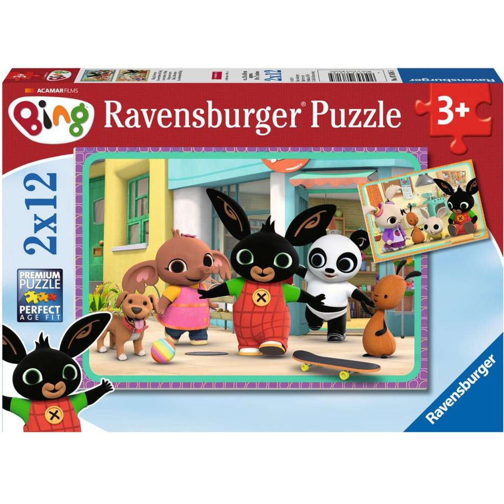 Ravensburger bing puzzel, 2x12st.