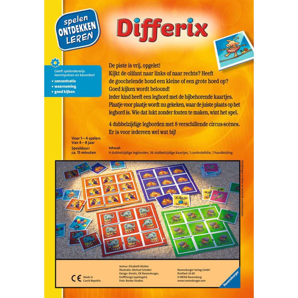 Ravensburger differix - kinderspel