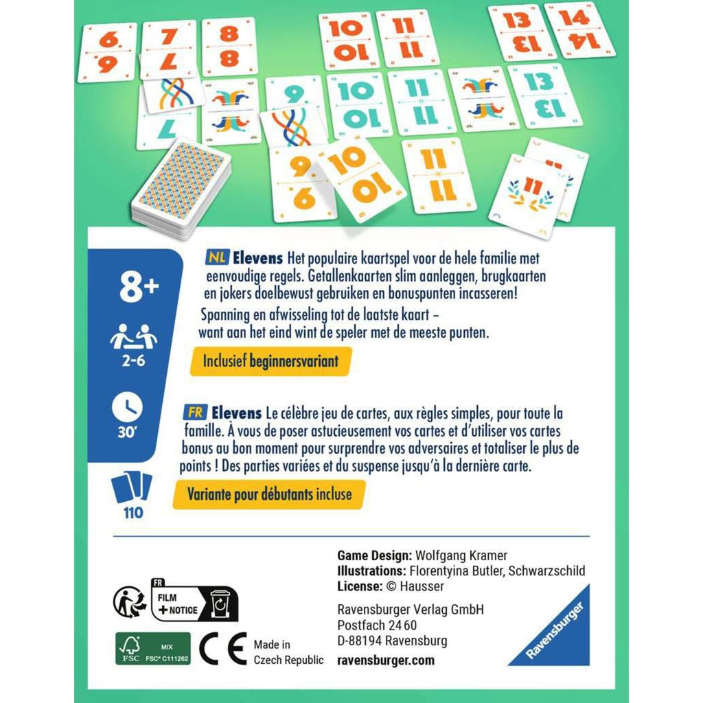 ravensburger kaartspel elevens
