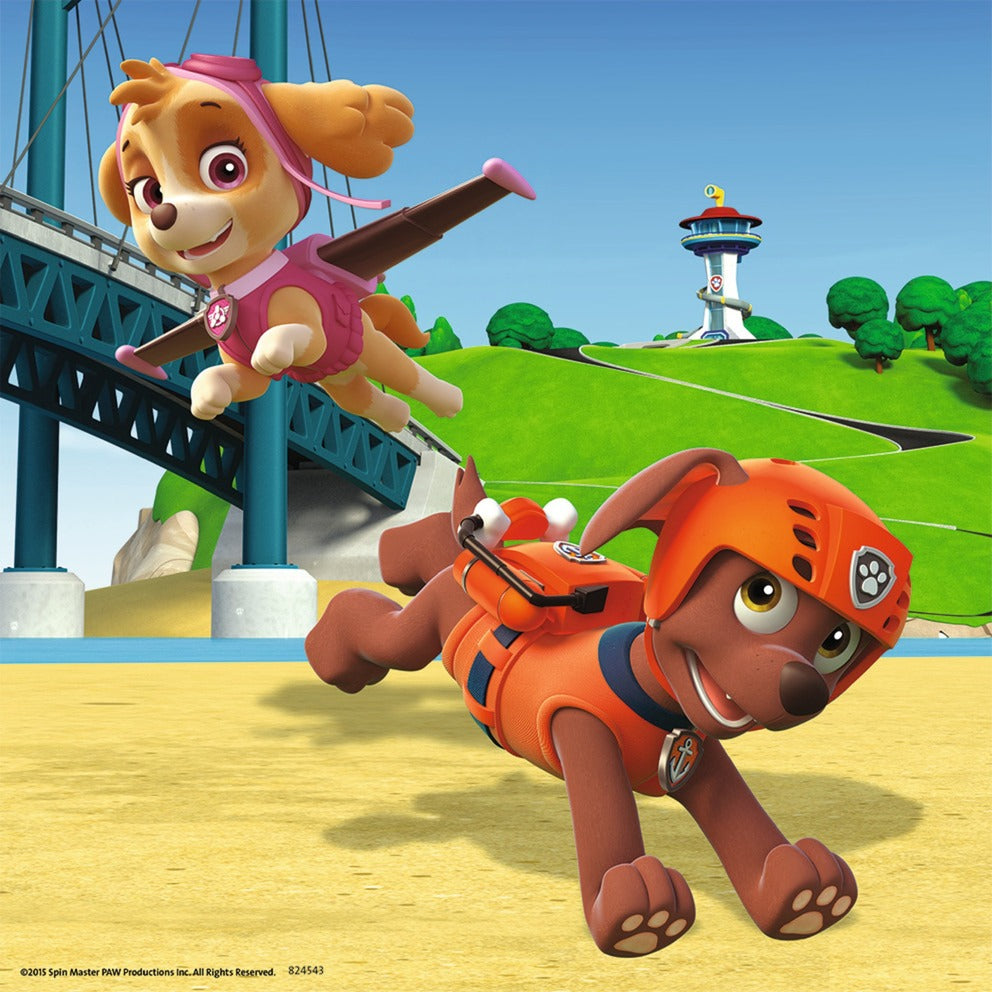 Ravensburger paw patrol puzzel -team op 4 poten, 3x49st.