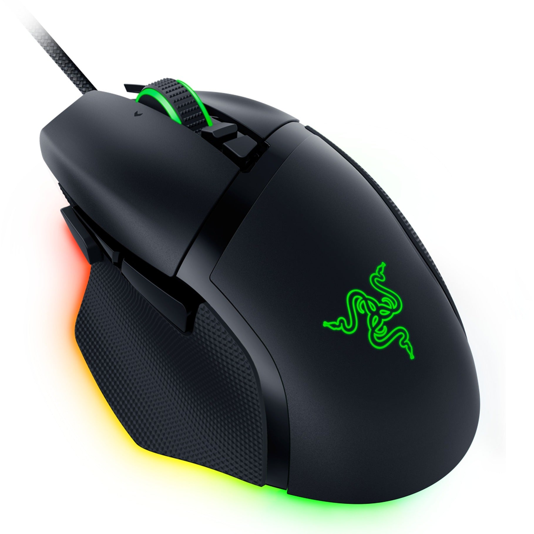 Razer basilisk v3 gaming muis (zwart, 26.000 dpi, rgb leds)