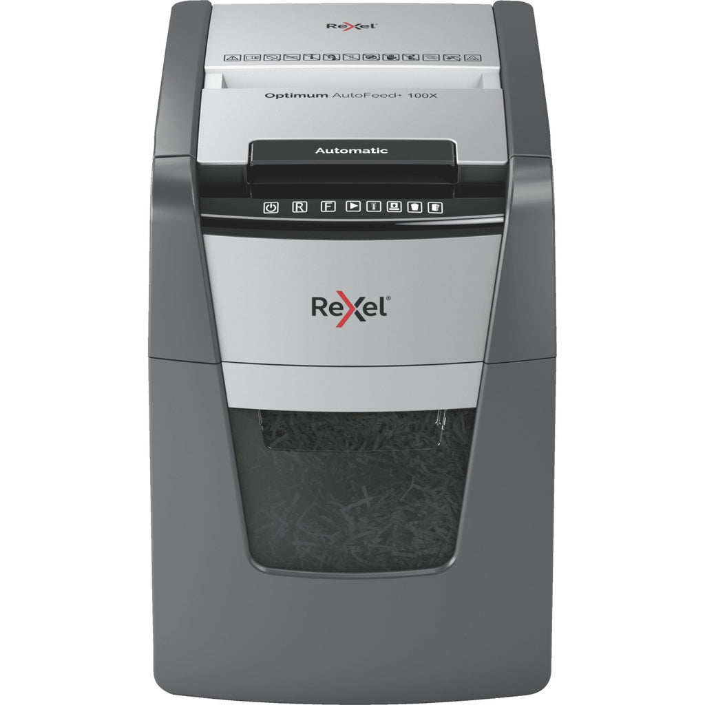 Rexel papiervernietiger 100x grijs