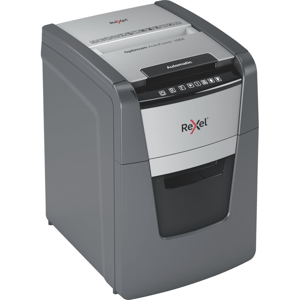 Rexel papiervernietiger 100x grijs