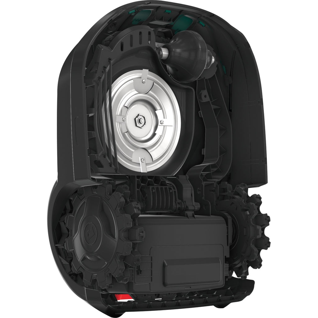Robomow rk1000 robotmaaier (donkergroen zwart, 1.000 m², incl. basisstation, bluetooth le)