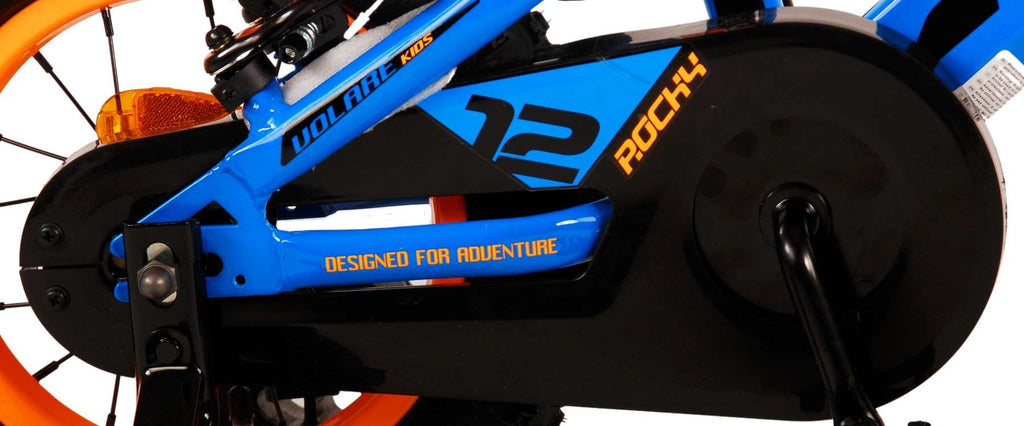 Volare Rocky Kinderfiets Jongens 12 inch Blauw Twee handremmen