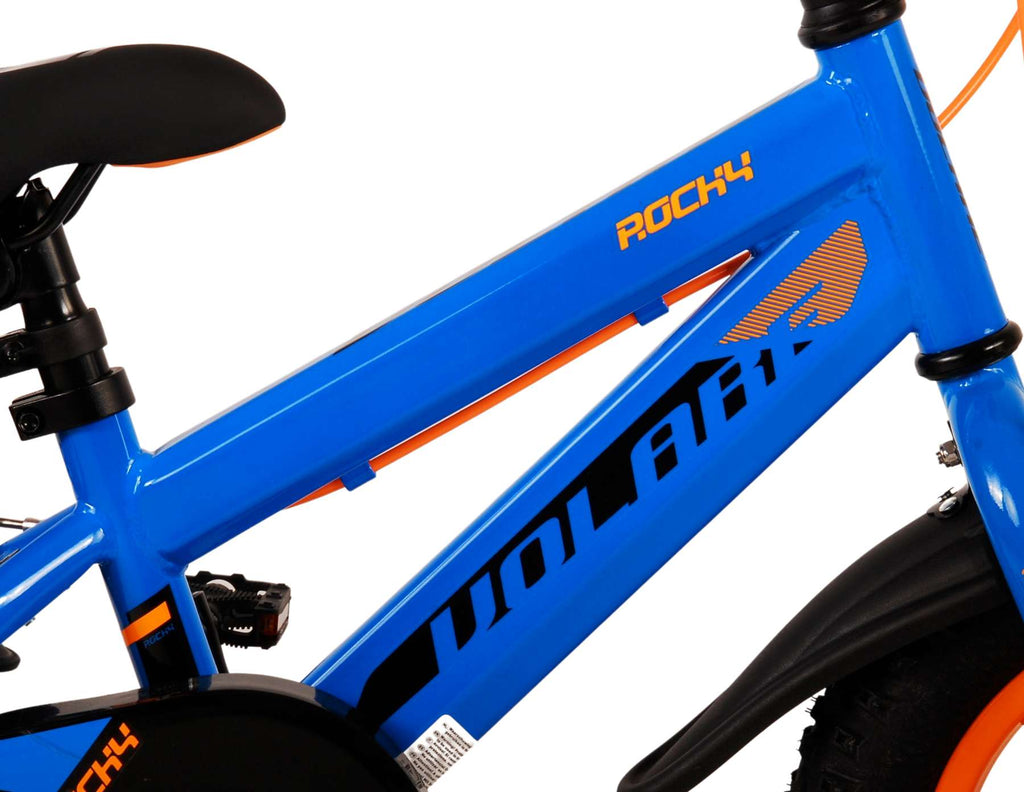 Volare Rocky Kinderfiets Jongens 12 inch Blauw Twee handremmen