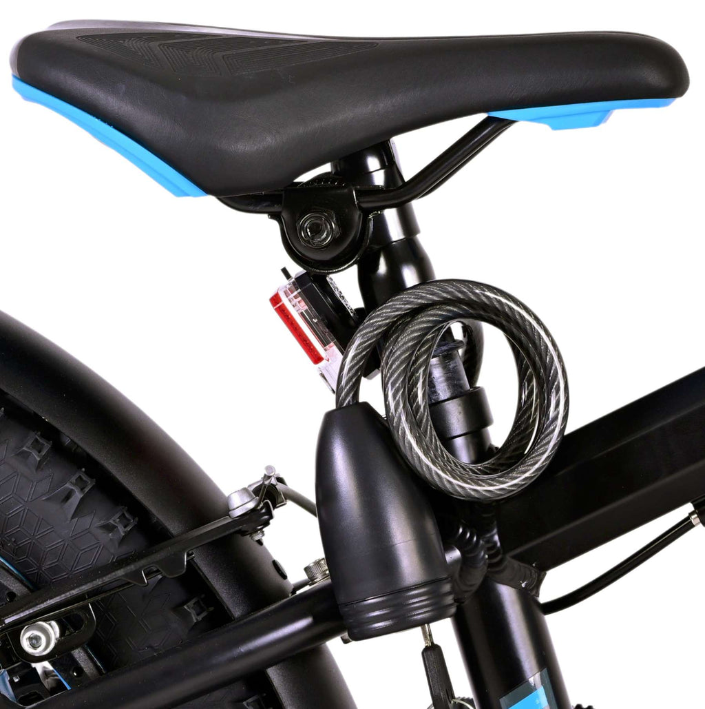 Volare Rocky Kinderfiets - 20 inch - Blauw Zwart - 85% afgemonteerd - 6 speed - Prime Collection