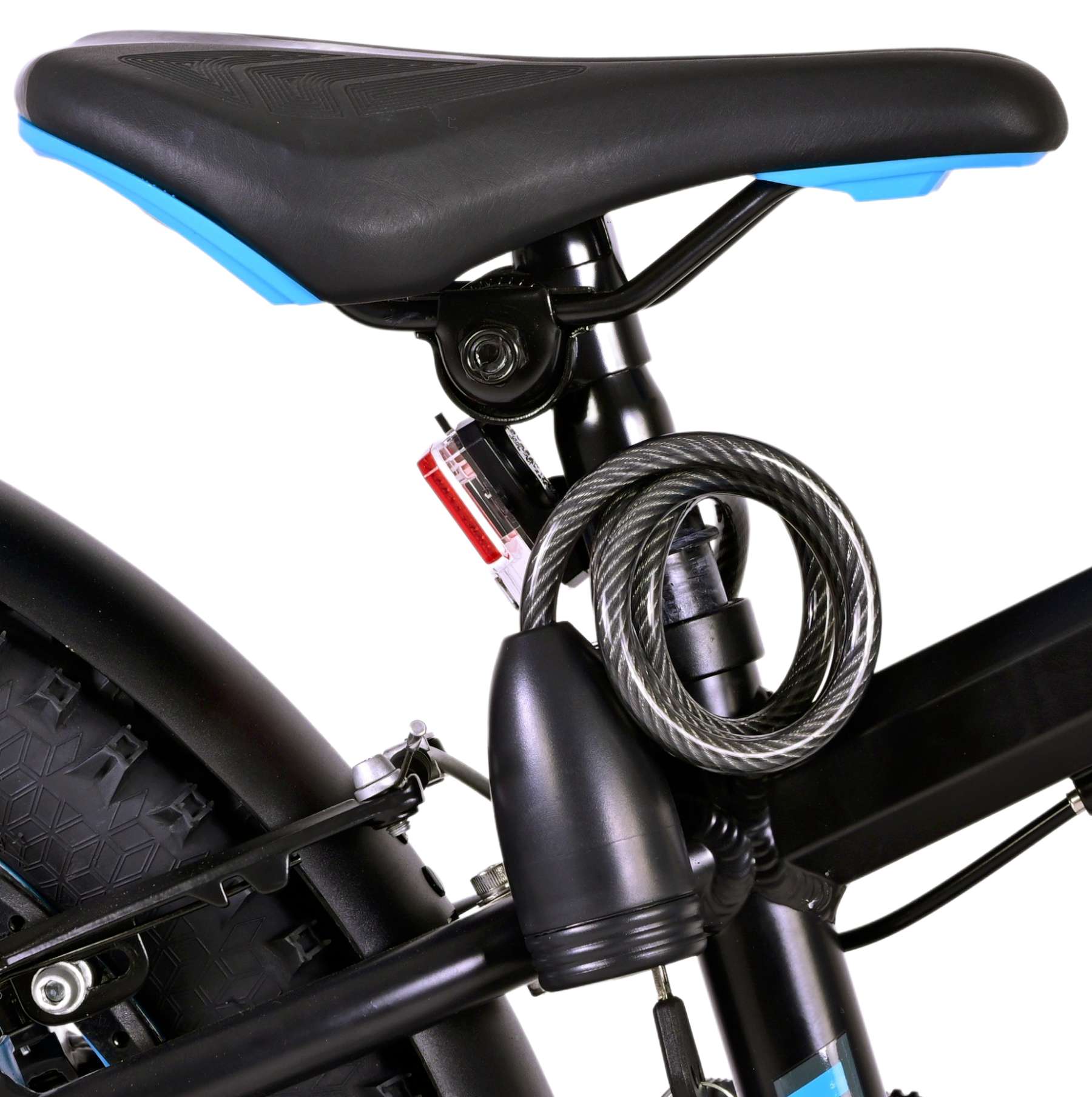 Volare Rocky Kinderfiets - 20 inch - Blauw Zwart - 85% afgemonteerd - 6 speed - Prime Collection