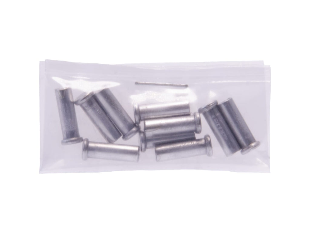 Simson eindhulsjes binnenkabel aluminium p 10 stuks op kaart