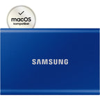 Externe sdd-schijf samsung t7 blauw 1 tb