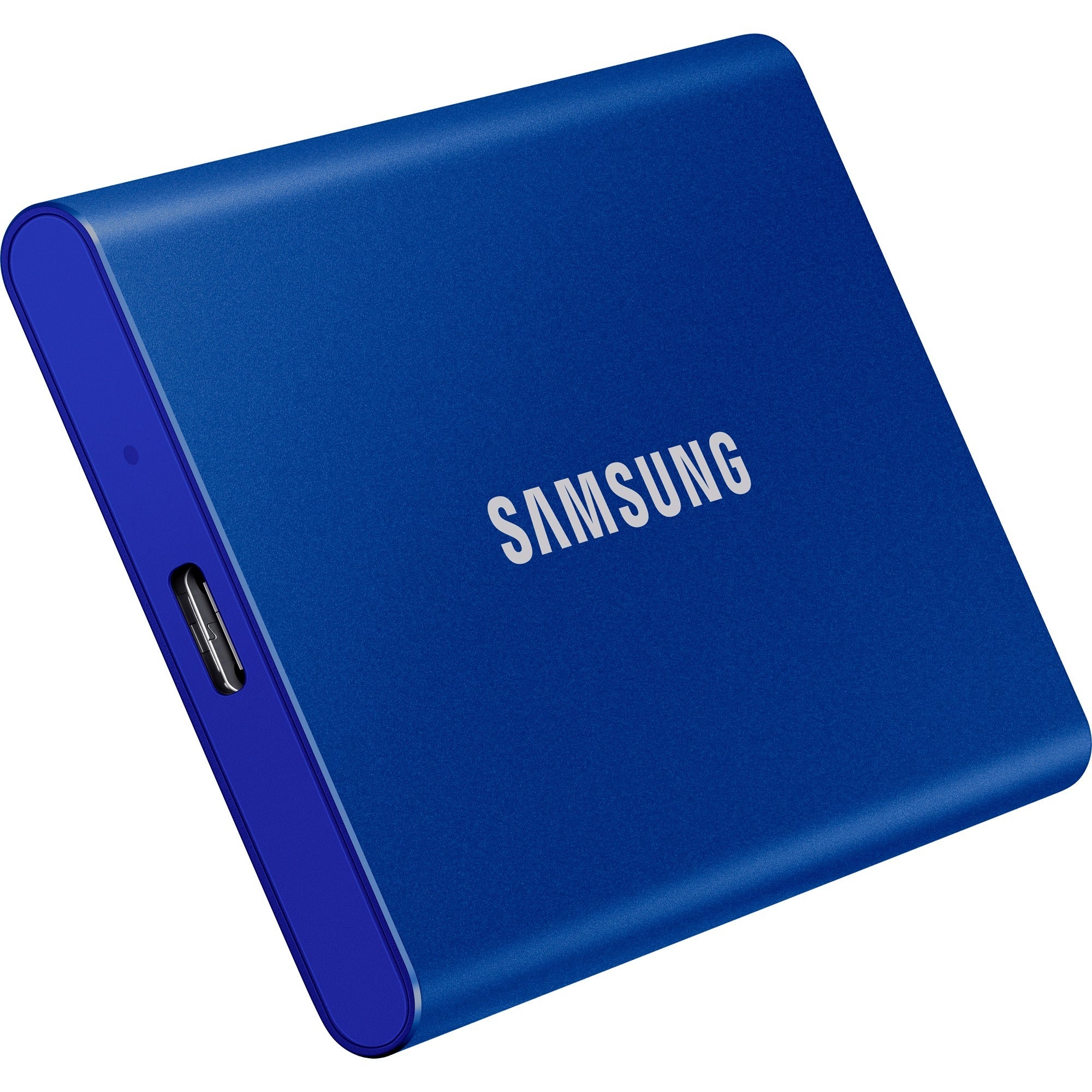 Externe sdd-schijf samsung t7 blauw 1 tb