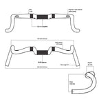 Deda Stuurbocht Gera Gravel 440mm POB 31,7mm carbon