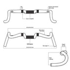 Deda Stuurbocht Gera Gravel 480mm POB 31,7mm carbon