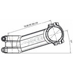 Deda DEDA nok Zero 70mm BOB alu 73-17gr. 31.7mm OEM