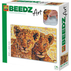 Ses creative beedz art strijkkralen leeuwenwelpen 30x45.5 cm 7000 stuks