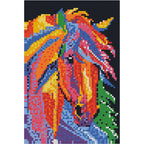 Ses beedz art: strijkkralen paard fantasie | 2 stuks