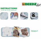 Ses beedz art: strijkkralen poes | 2 stuks