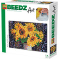 Ses beedz art: strijkkralen zonnebloemen | 2 stuks