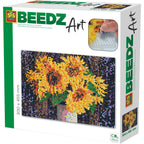Ses beedz art: strijkkralen zonnebloemen | 2 stuks