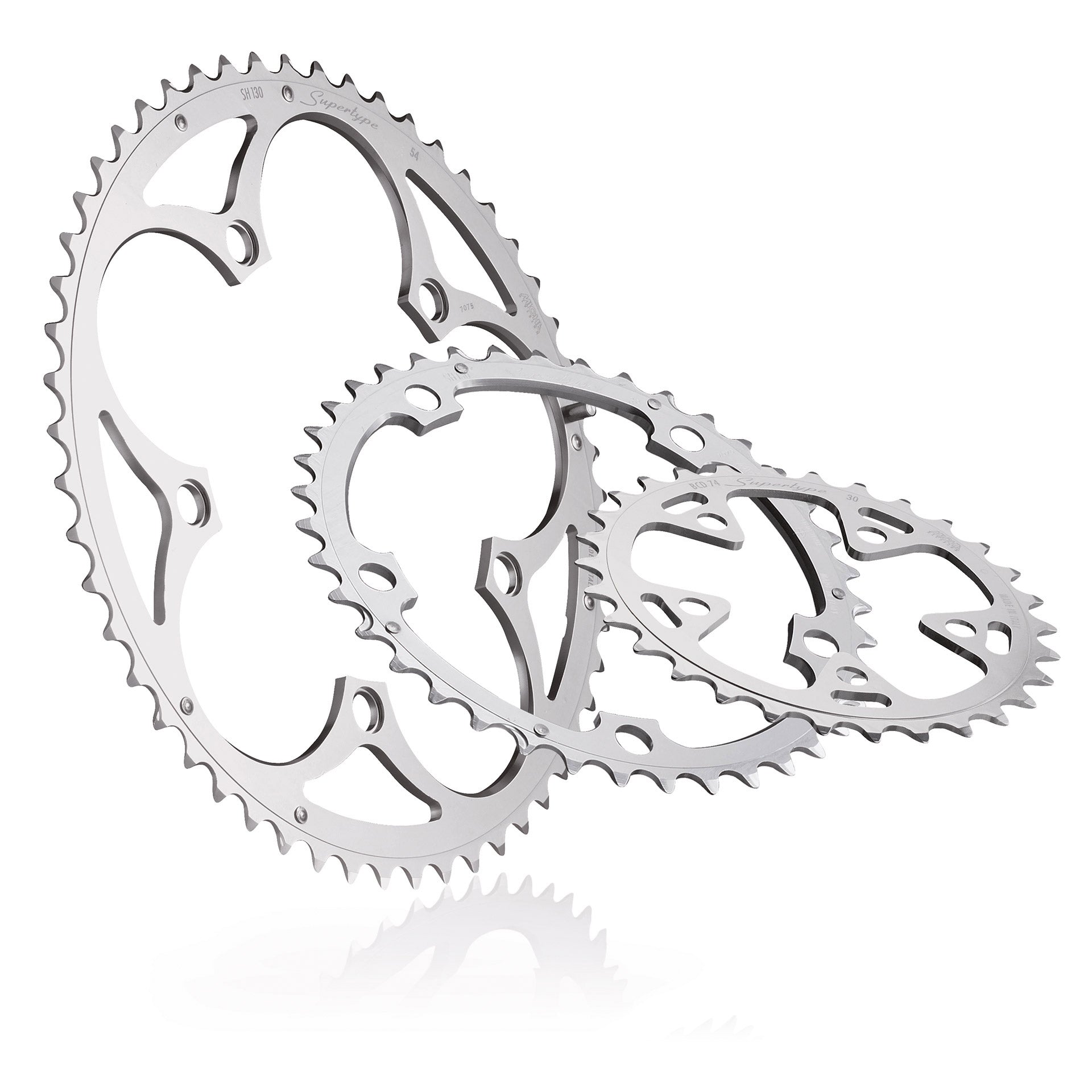 Miche kettingblad supertype 74 32t triple zilver