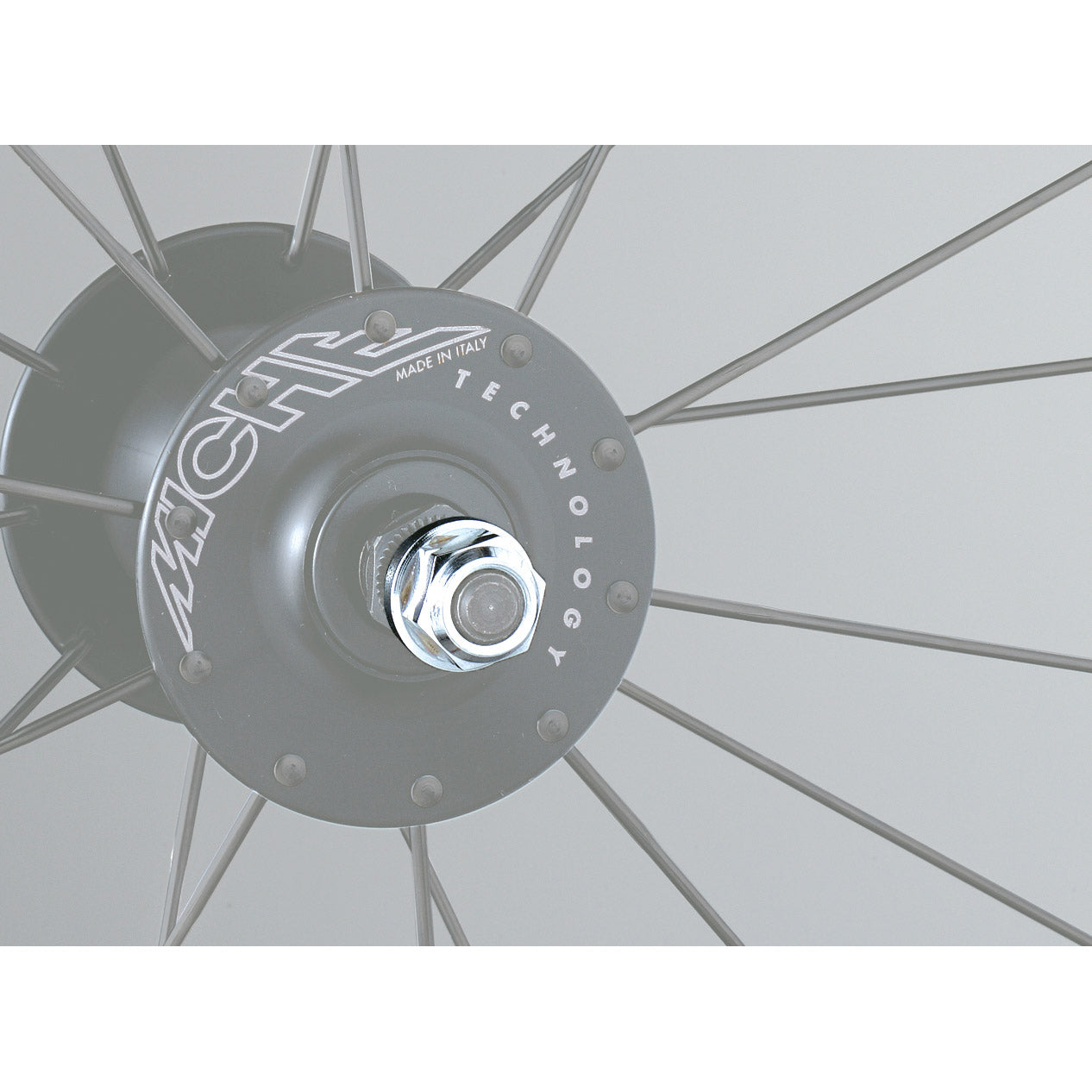 Miche asmoer axle nut 10x1, rear wheel