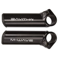 Set bar-ends kort dik zwart