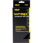 Velo handvat stuurtape gel, zwart met kurkprint