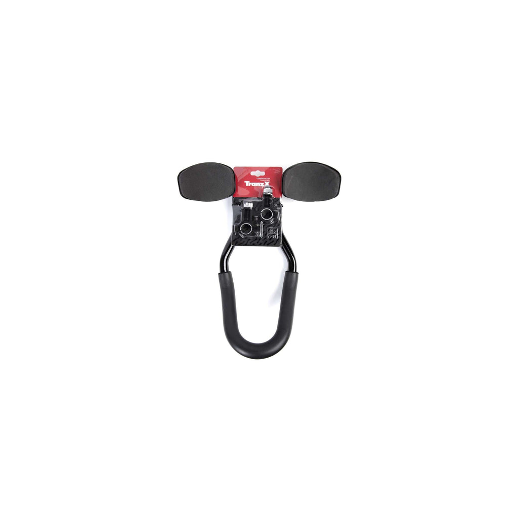TranzX Stuur acc. opzetstuur zwart jd-802 triathlon 22.2/25.4