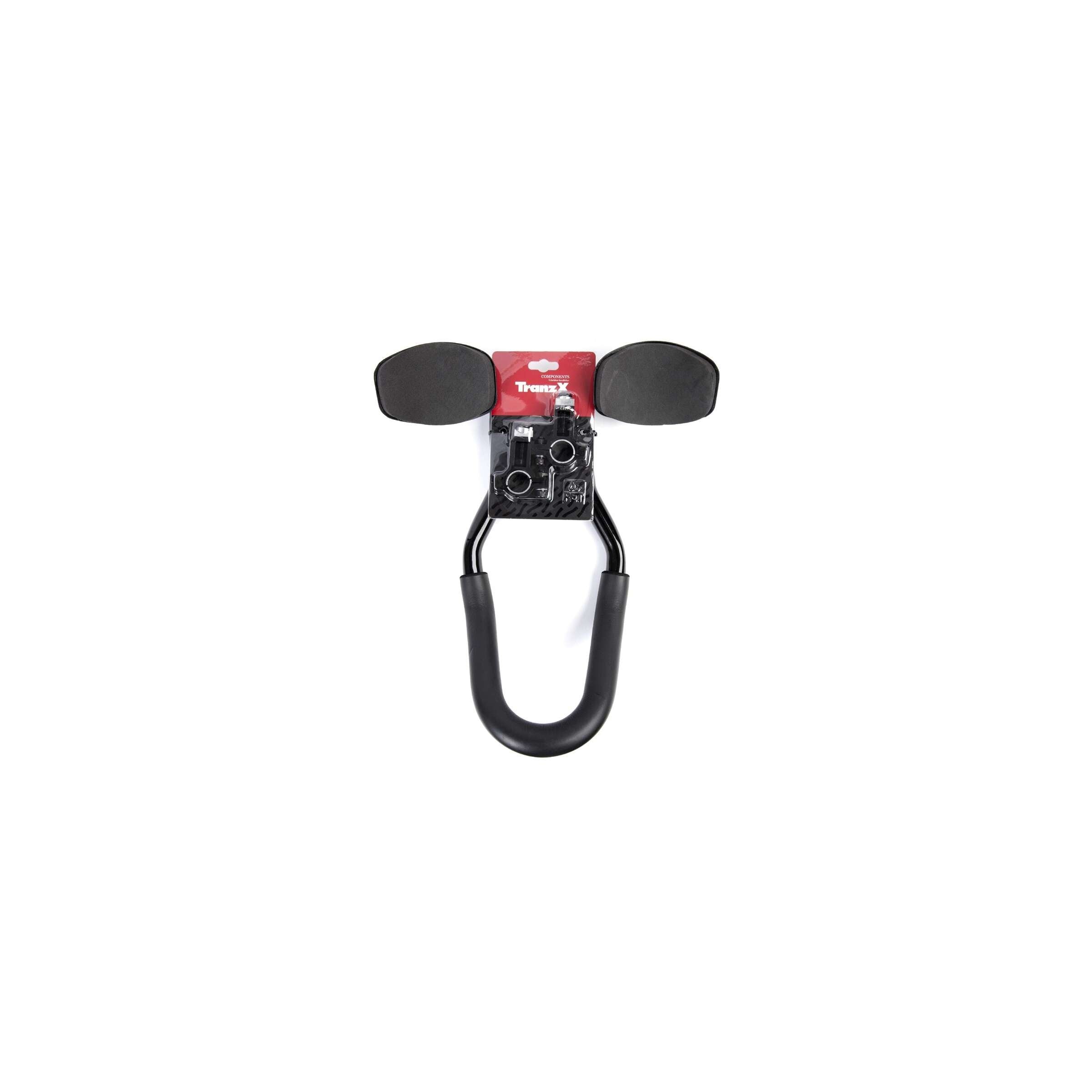 TranzX Stuur acc. opzetstuur zwart jd-802 triathlon 22.2/25.4