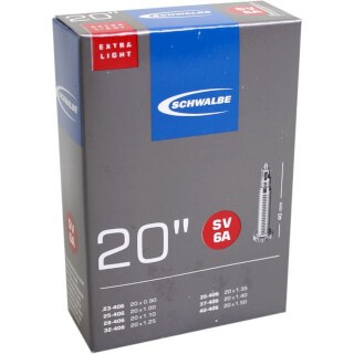 SCHWALBE schlauch "nr. 6 a extralight" tube #6a 23/40-406 sv40 xlight