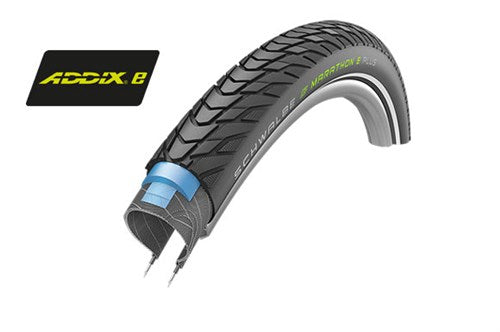 SCHWALBE draadband marathon e-plus perf 50-622 +r zwart