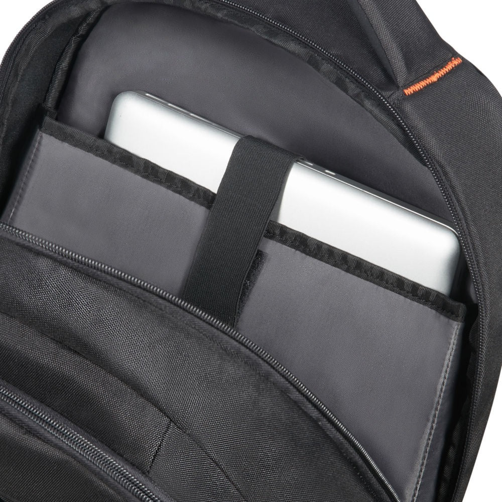 Samsonite american tourister at work rugzak 17.3 inch (zwart oranje)