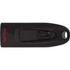 Sandisk ultra 64 gb usb-stick (zwart rood, sdcz48-064g-u46)