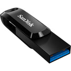 Sandisk ultra dual drive go 32 gb usb-stick (zwart, usb-a 3.2 (5 gbit s), usb-c 3.2 (5 gbit s))