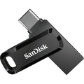 Sandisk ultra dual drive go 64 gb usb-stick (zwart, usb-a 3.2 (5 gbit s), usb-c 3.2 (5 gbit s))