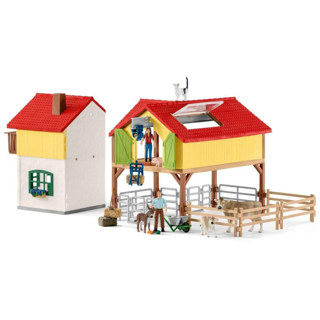 Schleich Farm World Boerderij met stal en dieren