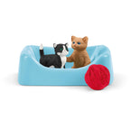 Schleich farm world speeltijd voor schattige katten en poezen 42501