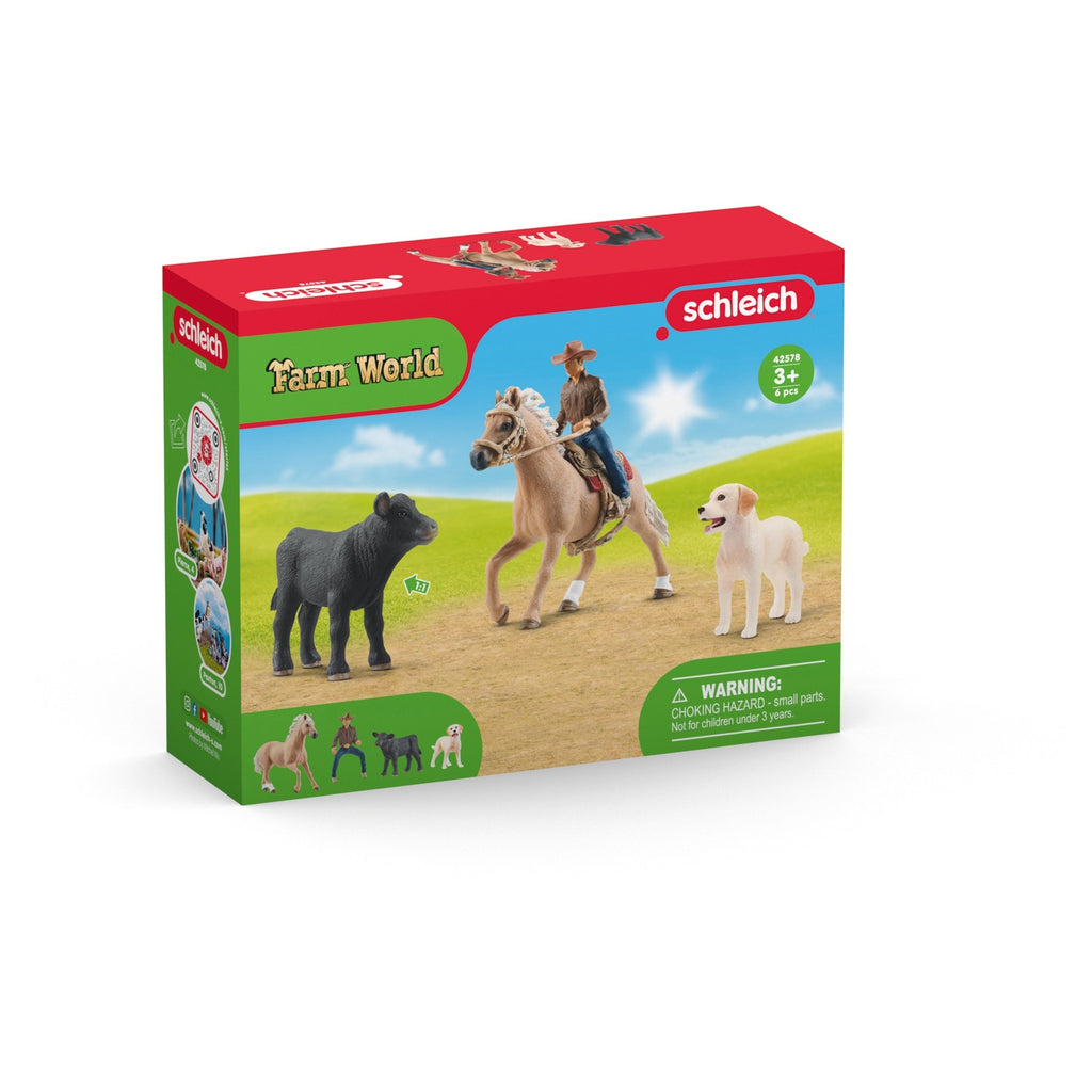 Schleich FARM WORLD Westernrijden 42578