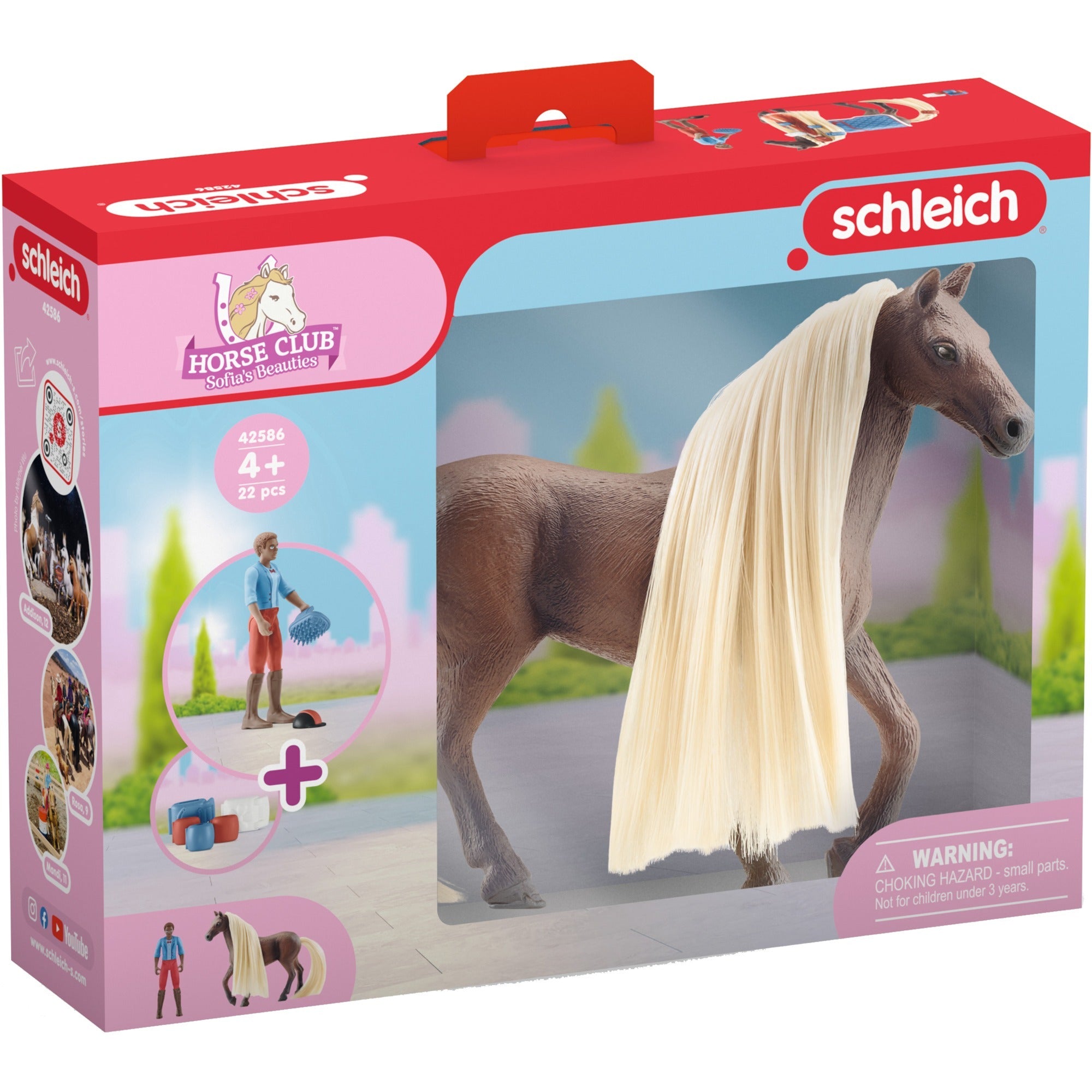 Schleich horse club starter set leo rocky 42586