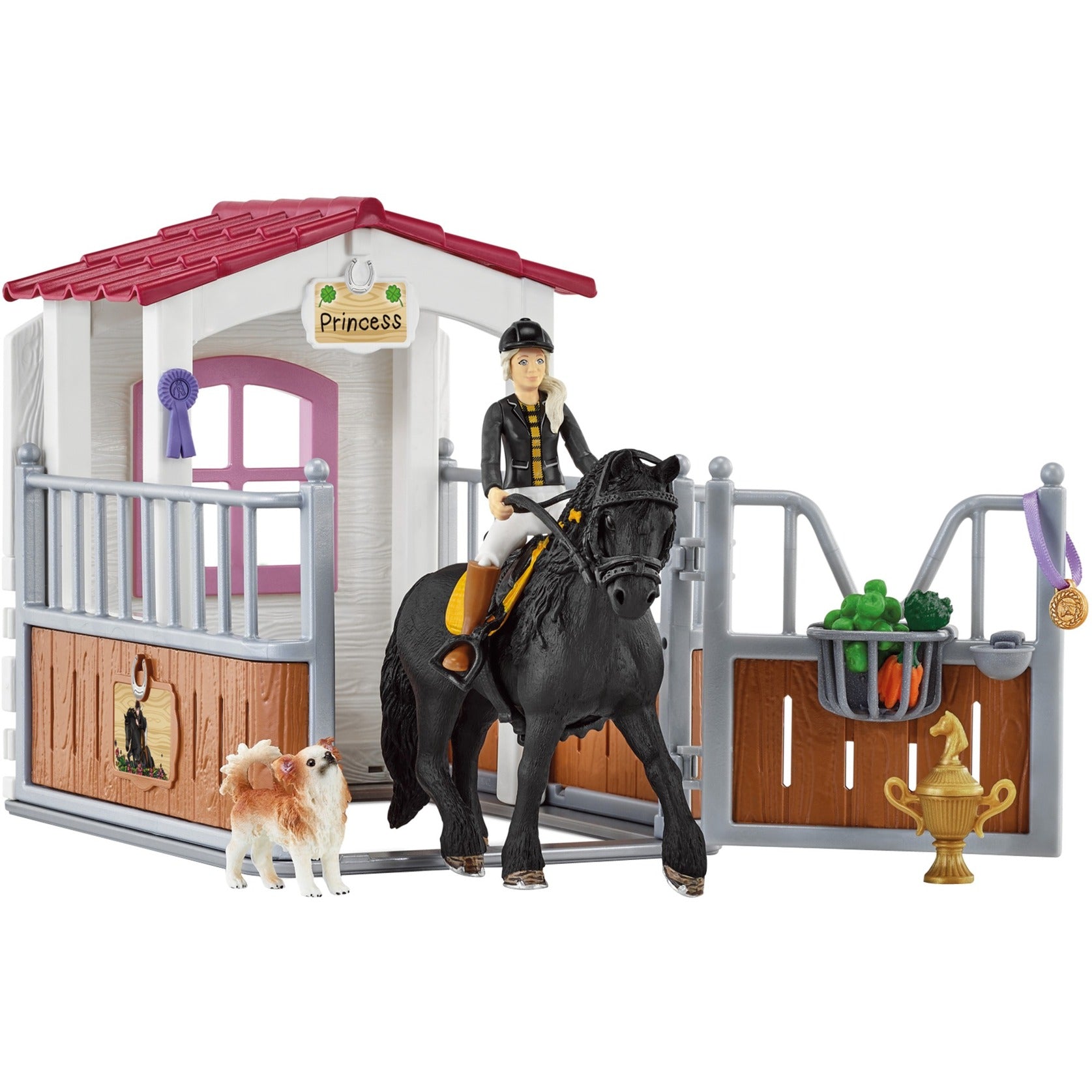 Schleich horse club box met tori en prinses horse club 42437