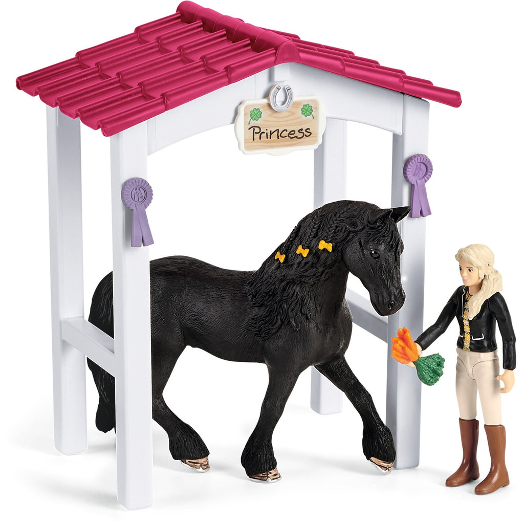Schleich horse club box met tori en prinses horse club 42437