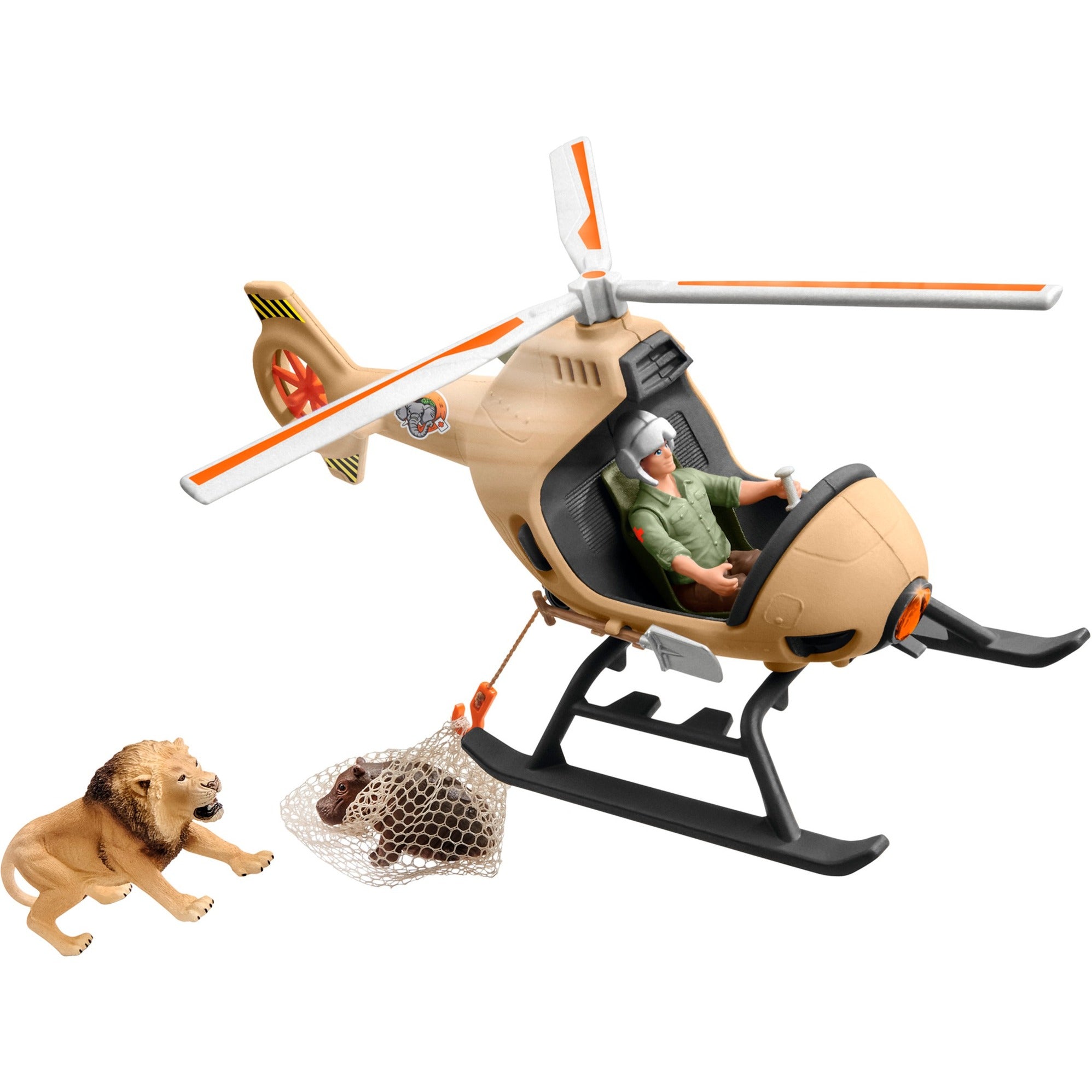 Schleich WILD LIFE Reddingshelikopter voor Dieren 42476