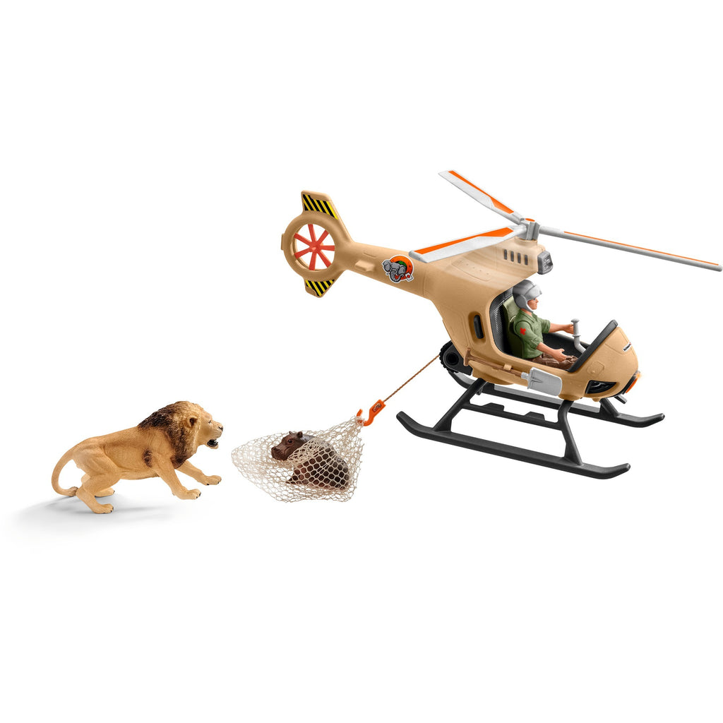 Schleich WILD LIFE Reddingshelikopter voor Dieren 42476