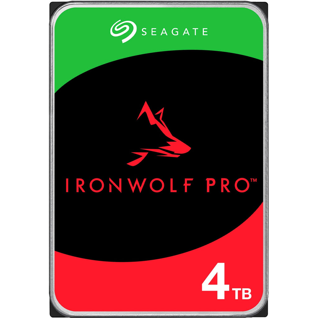 Seagate ironwolf pro 4 tb harde schijf (st4000nt001, sata 600, 24 7)